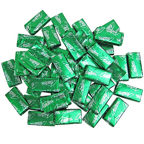 Andes Mints - Andes Creme De Menthe Thins - Green Candy - 3 LB Bulk Candy