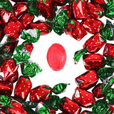 Strawberry Hard Candy - 5 Pounds - Strawberry Bon Bons - Strawberry Filled Hard Candies - Classic Hard Candy - Red Candy