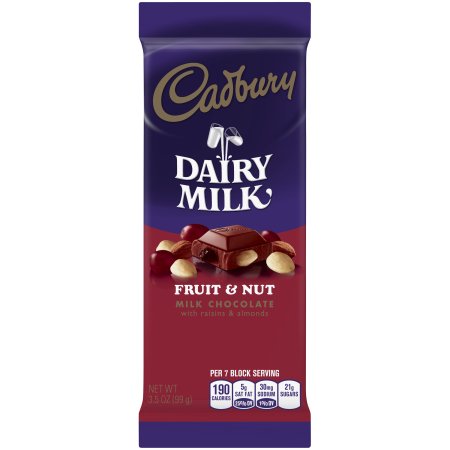 CADBURY DAIRY MILK Fruit & Nut Chocolate Bar  Pack of 14