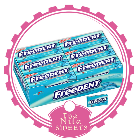 FREEDENT GUM SPEARMINT 15 sticks, 12 pack, (180 sticks total)