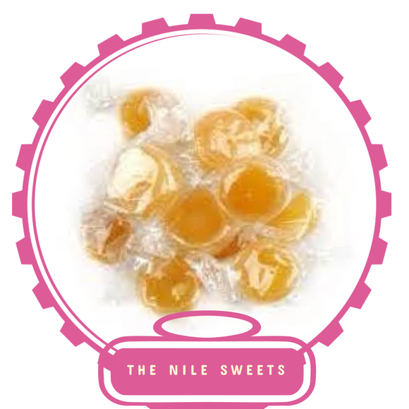 Butterscotch Hard Candy - Bulk Candy - 4 Pounds- Individually Wrapped Candy - Butterscotch Discs Buttons -