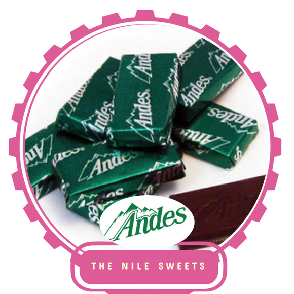 Andes Mints - Andes Creme De Menthe Thins, 3 LB Bulk Candy BY THE NILE SWEETS